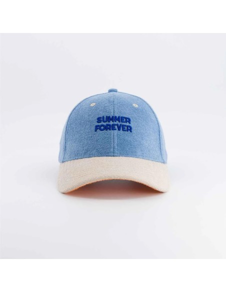 Casquette Summer Forever éponge bleu