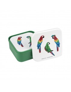 SET DE 3 LUNCH BOX LES PERROQUETS 2