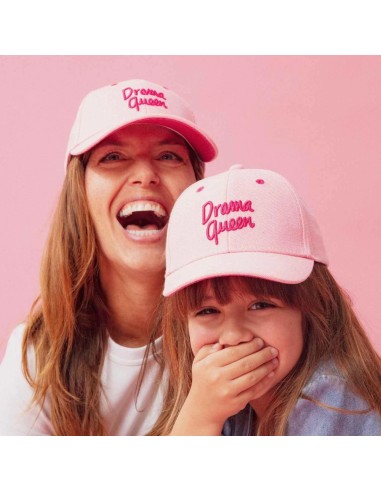 Casquette Drama Queen denim rose