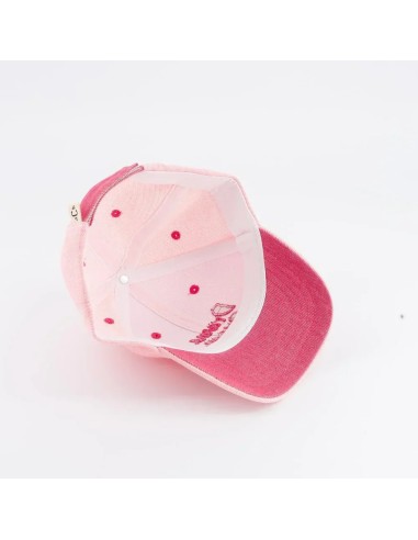 Casquette Drama Queen denim rose