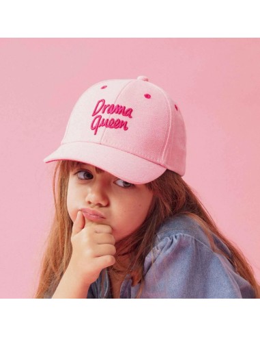 Casquette Drama Queen denim rose