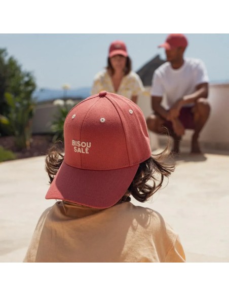 Casquette Bisou Salé Terracotta