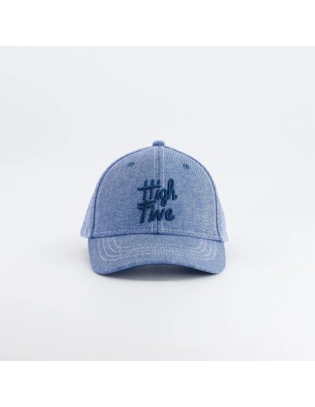 Casquette High Five denim bleu