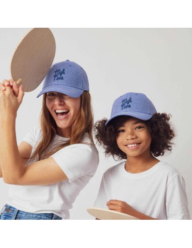 Casquette High Five denim bleu