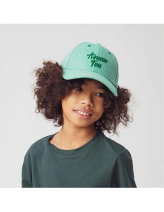 Casquette Amour Fou denim vert 2