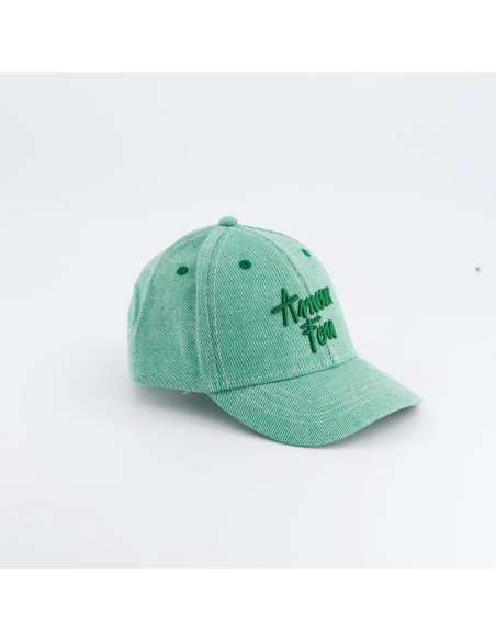 Casquette Amour Fou denim vert