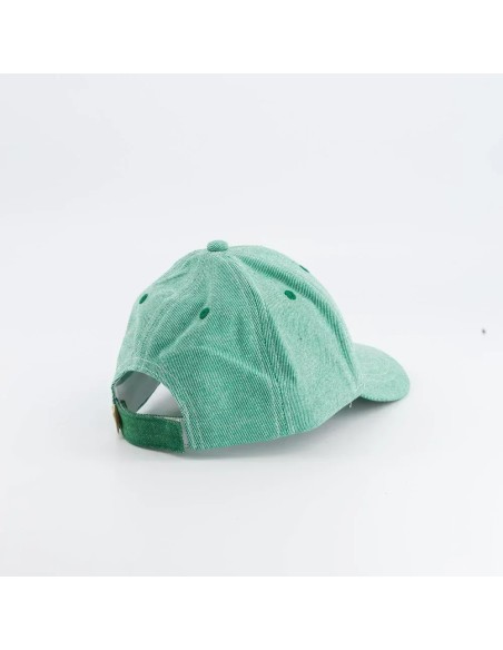 Casquette Amour Fou denim vert