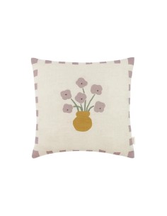 Coussin carré en lin français Vibes