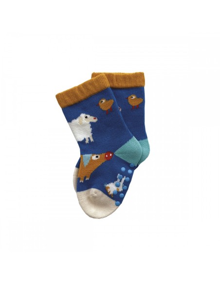 CHAUSSETTES ANTIDÉRAPANTES 6-12 MOIS LA FERME