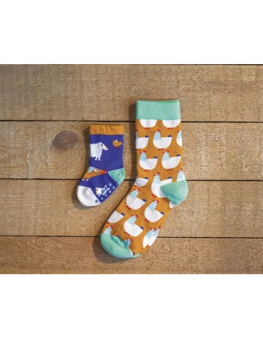 CHAUSSETTES ANTIDÉRAPANTES 6-12 MOIS LA FERME