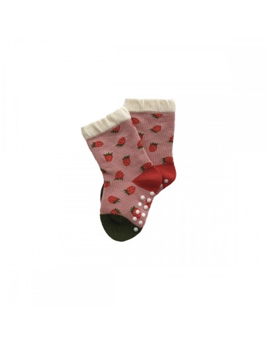 CHAUSSETTES ANTIDÉRAPANTES 6-12 MOIS LES FRAISES