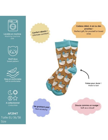 CHAUSSETTES 36/38 LA FERME