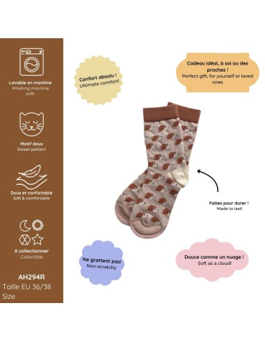 CHAUSSETTES 36/38 LES HÉRISSONS