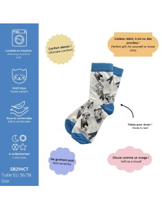 CHAUSSETTES 36/38 DOGGY IN PARIS 2