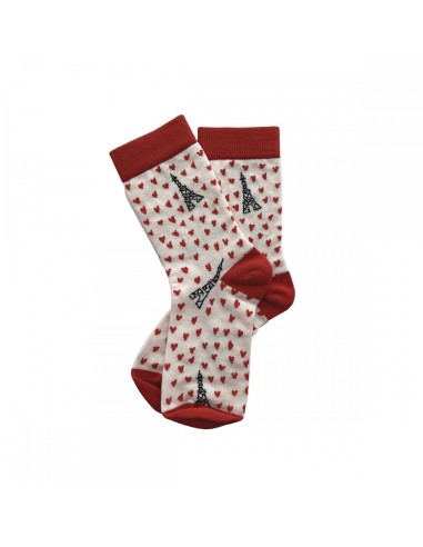 CHAUSSETTES 36/38 "PICTO - COEURS"