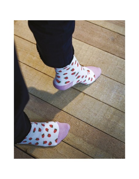 CHAUSSETTES 36/38 LES FRAISES