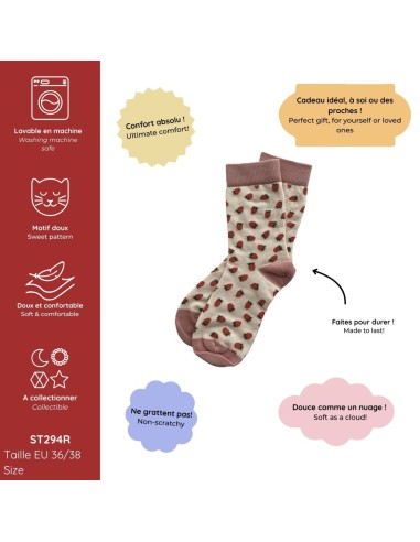 CHAUSSETTES 36/38 LES FRAISES