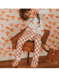 Legging damier camel 2