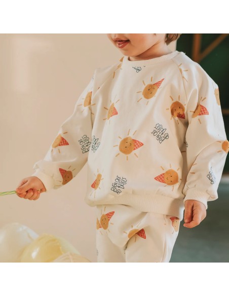 Sweat-shirt glace