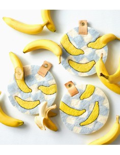 TRIVET, ART, bananas - dessous de plat 2