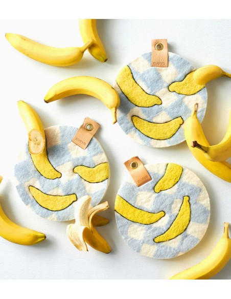 TRIVET, ART, bananas - dessous de plat