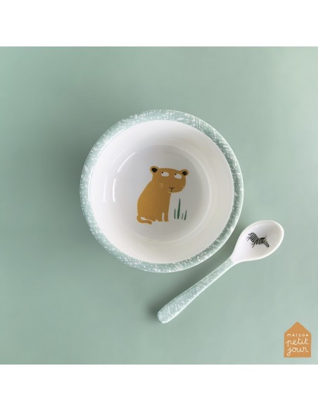 BOL VENTOUSE AVEC CUILLÈRE LA SAVANE