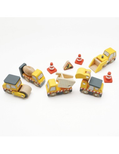 SET DE VÉHICULES DE CHANTIER